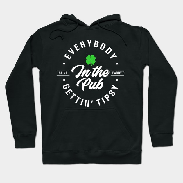 St Paddys - In the Pub Hoodie by Jerry After Young